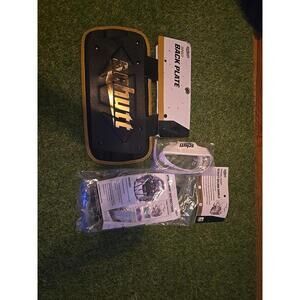 Schutt Backplate Splash Shield And Chin Strap
